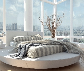 Okno, Łóżko, Wnętrze, Sypialnia