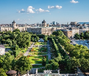 Austria, Park, Wiedeń