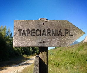 Drogowskaz, Tapeciarnia.pl