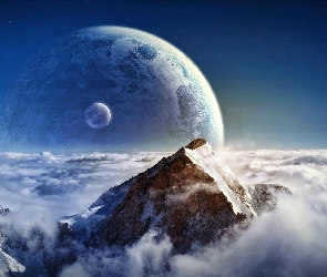 Góry, Fantasy, Księżyc