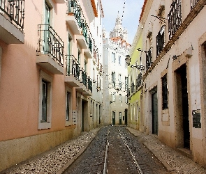 Portugalia, Uliczka, Lizbona