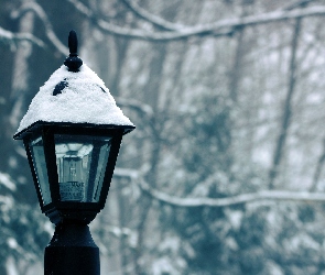 Śnieg, Lampa