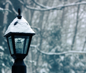 Lampa, Śnieg