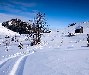 Domy, Wzgórza, Zima