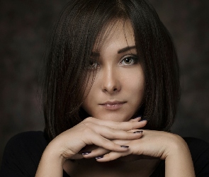 Brunetka, Oczy, Dziewczyna