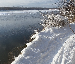 Zima, Rzeka