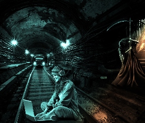 Dziewczyna, Śmierć, Metro