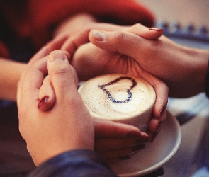 Dłonie, Miłość, Kawa
