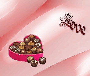 Serce, Love, Czekoladki