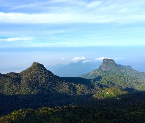 Las, Chmury, Góry