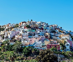 Las Palmas, Kanaryjskie, Miasta, Wyspy, Panorama