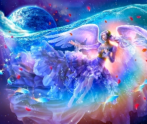 Anioł, Kobieta, Fantasy