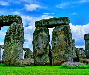 Stonehenge, Angielska, Kamienna, Budowla, Słynna