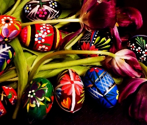 Jajka, Tulipany