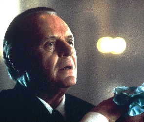 Anthony Hopkins, garnitur, czarny