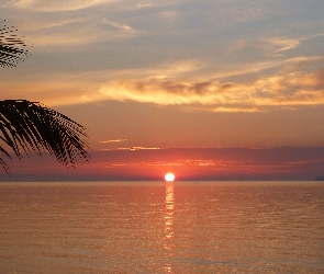 Wschód, Słońca, Morze