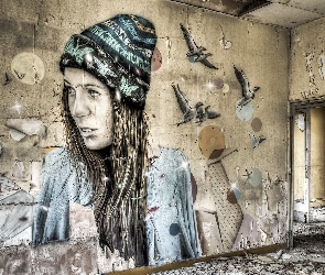 Ściana, Street art
