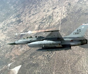 Odrzutowiec, f16, Pojazd Militarny