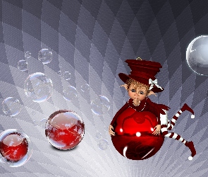 Elf, Bańki, Grafika, Kule