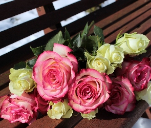 Róża, Bukiet, Kwiaty