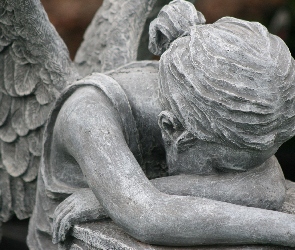 Posąg, Anioł, Płaczący