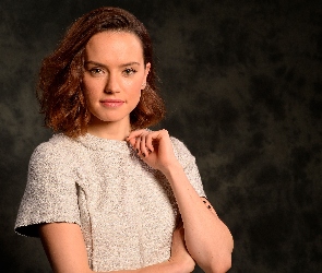 Makijaż, Aktorka, Rudowłosa, Daisy Ridley