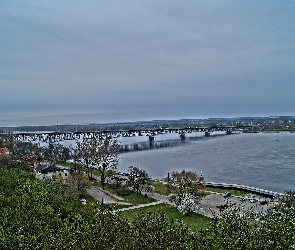 Płock, Wisła, Most, Tumy