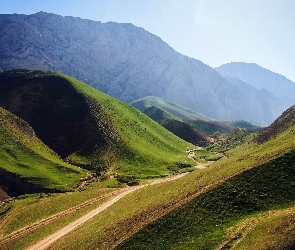 Afganistan, Droga, Góry