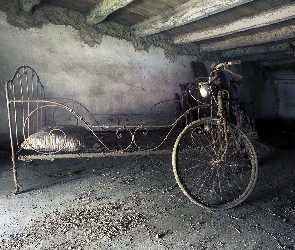 Rower, Łóżko