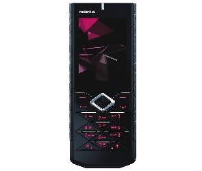 Klawisze, Różowe, Nokia 7900, Czarna