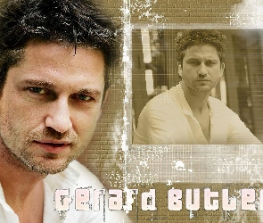 Gerard Butler, broda, niebieskie oczy