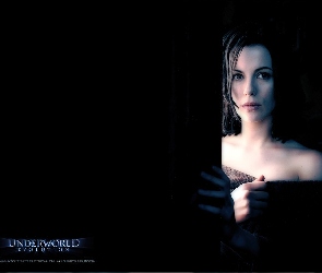 tło, czarne, Underworld, Kate Beckinsale
