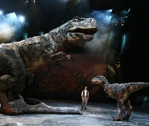Człowiek, Mały, Ogromne, Dinozaury