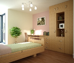 Łóżko, Pokój