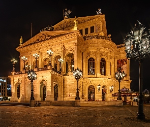 Latarnie, Opera Alte Oper, Niemcy, Frankfurt