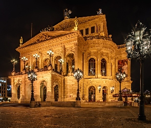 Niemcy, Latarnie, Opera Alte Oper, Frankfurt