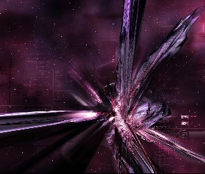 Kształty, Technologia, Purpurowe