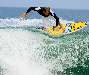 Surfer, Morze