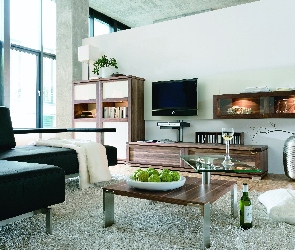 Meble, Telewizor, Salon