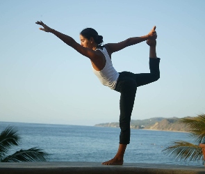 Yoga, Kobieta, Poza