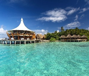 Ocean, Malediwy, Kurort, Hotel