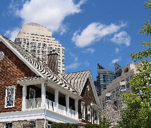 Architektura, Domy, Toronto, Osiedle