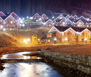 Noc, Rzeka, Domy