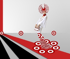 Kobieta, Styl, Grafika, Moda