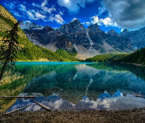 Kanada, Jezioro, Góry, Las