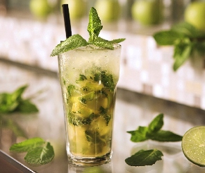 Drink, Mięta, Limonka, Mojito