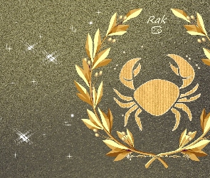 Rak, Zodiak, Grafika, Znak