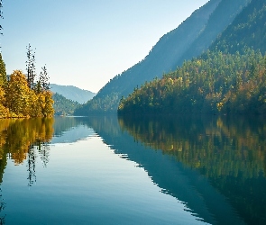 Góry, Jezioro, Las