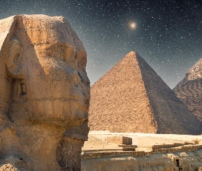 Piramidy, Sfinks, Egipt, Monumenty