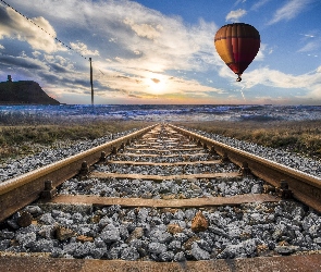 Balony, Morze, Tory, Kolejowe
